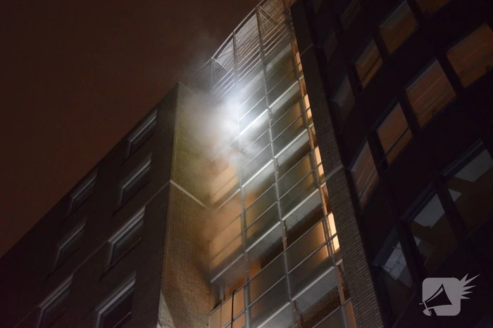 Acht appartementen ontruimt wegens brand