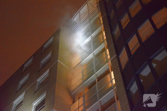 Acht appartementen ontruimt wegens brand