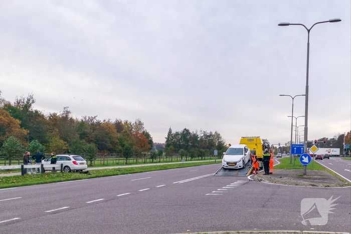Flinke ravage bij aanrijding op kruising