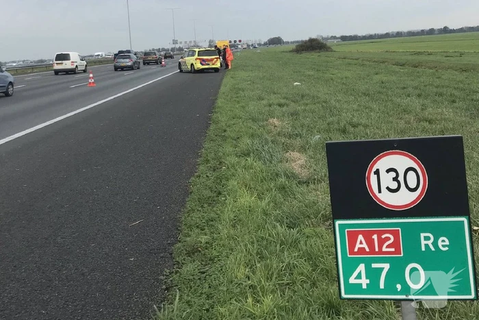 Drukte op de snelweg door ongeval met meerdere voertuigen