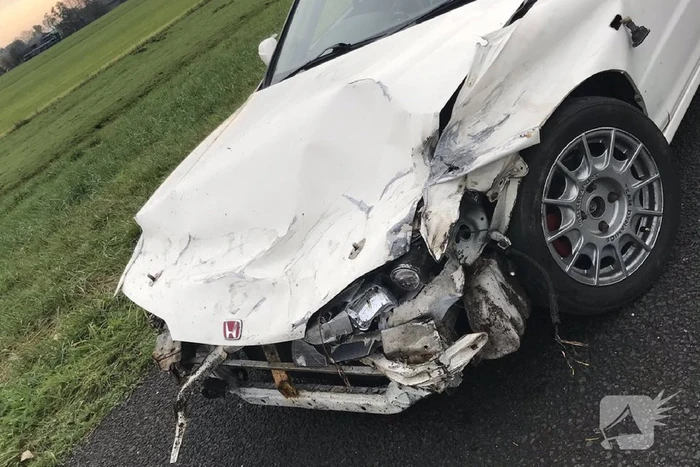 Drukte op de snelweg door ongeval met meerdere voertuigen