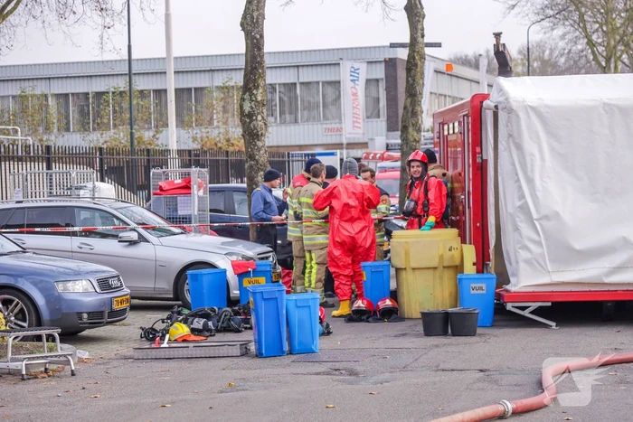 Ontruiming BN International na ongeval gevaarlijke stoffen