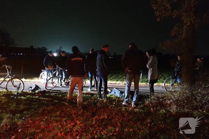 Fietser gewond na aanrijding met scooter