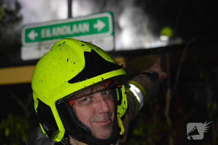 Tuinhuisje verwoest na brand