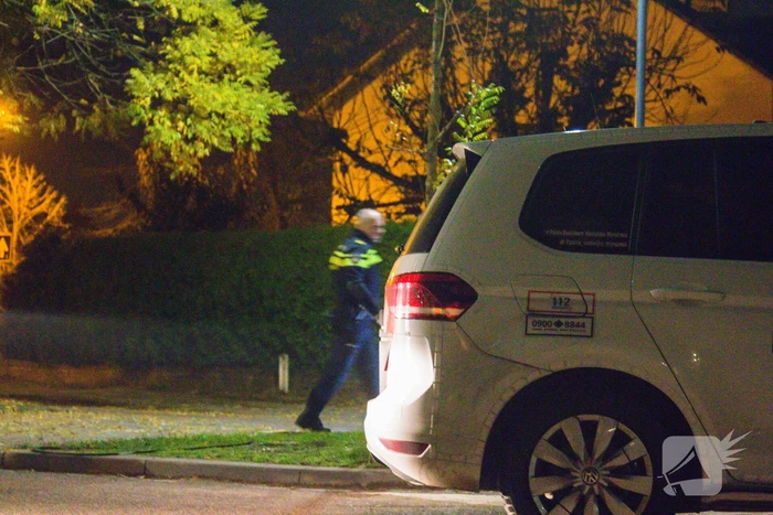 Politie onderzoek verdachte situatie op bouwplaats