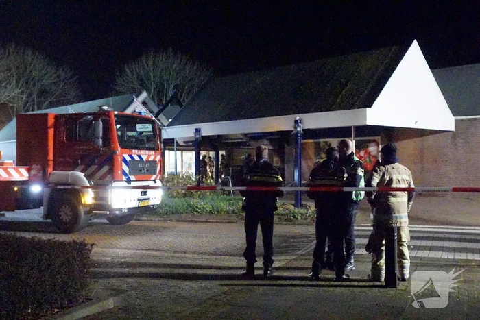 Brand in MCD supermarkt