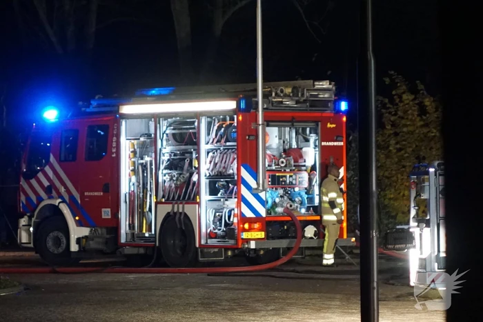 Brand in MCD supermarkt