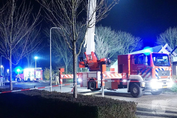 Brand in MCD supermarkt