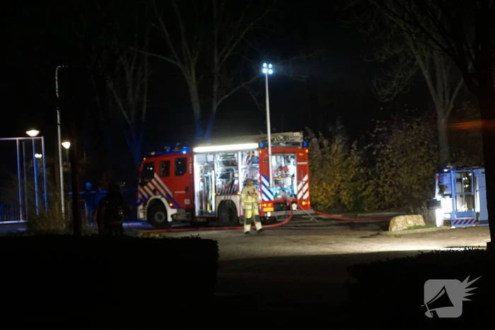 Brand in MCD supermarkt