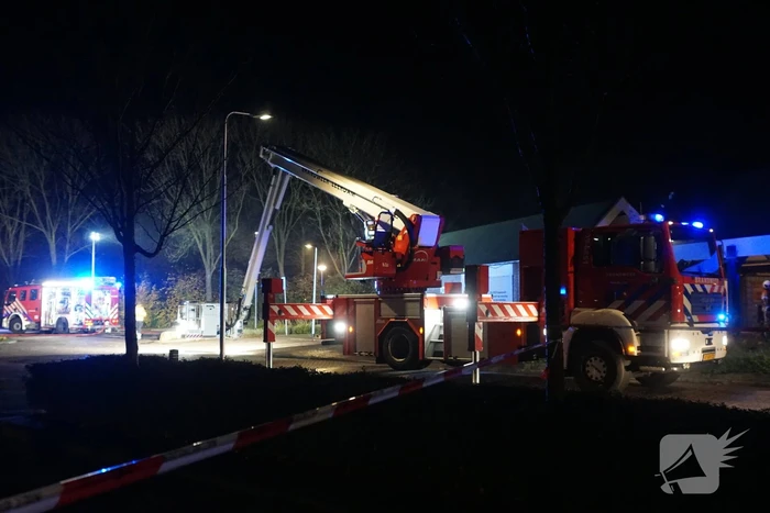 Brand in MCD supermarkt