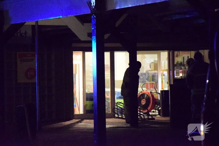 Brand in MCD supermarkt