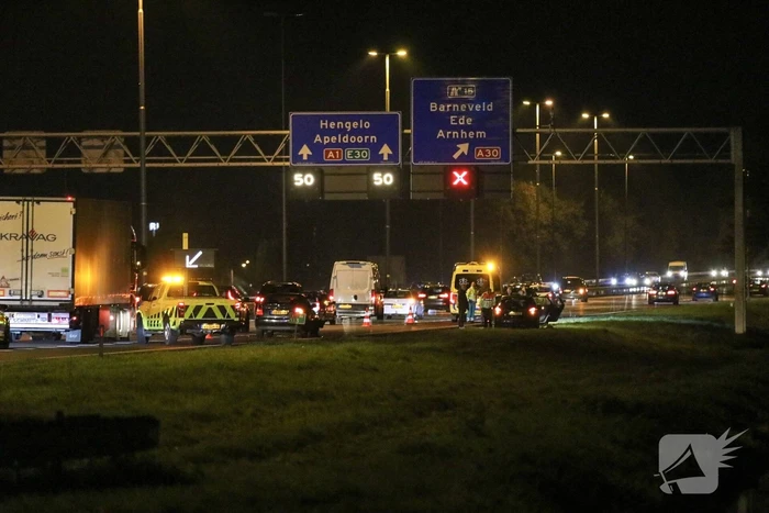Botsing tussen drie voertuigen
