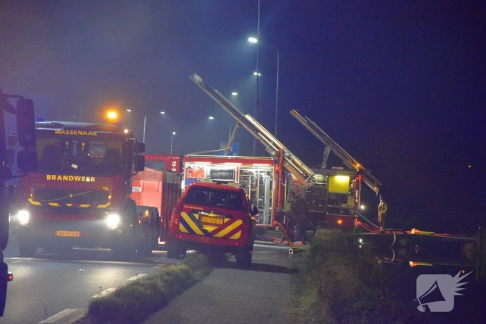 Persoon aangehouden bij grote brand in woning