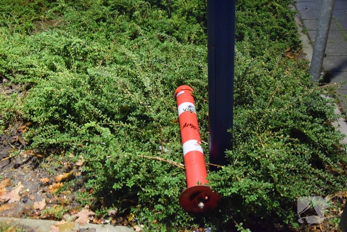 Scooterbestuurder botst op paal raakt gewond