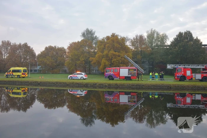 Zoektocht na aantreffen fiets in water