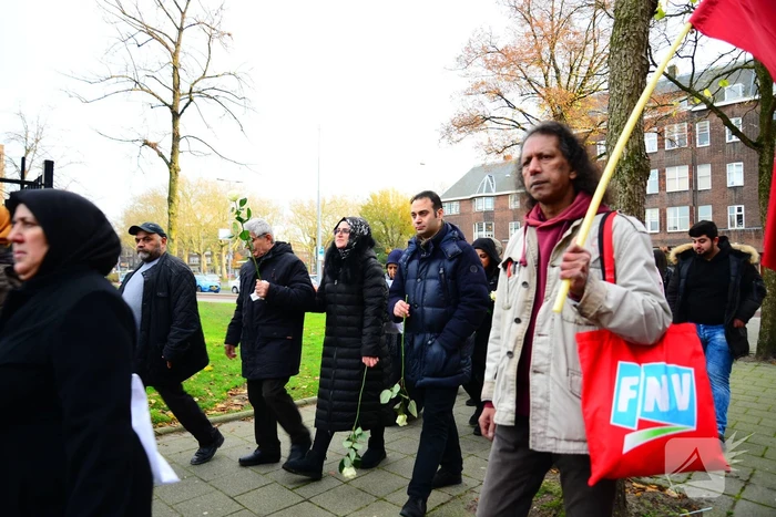 Demonstratie tegen vrouwen geweld