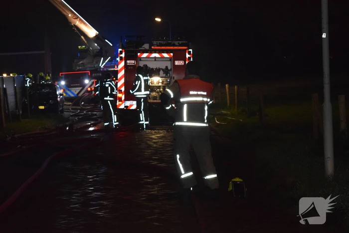 Woning verwoest na uitslaande brand