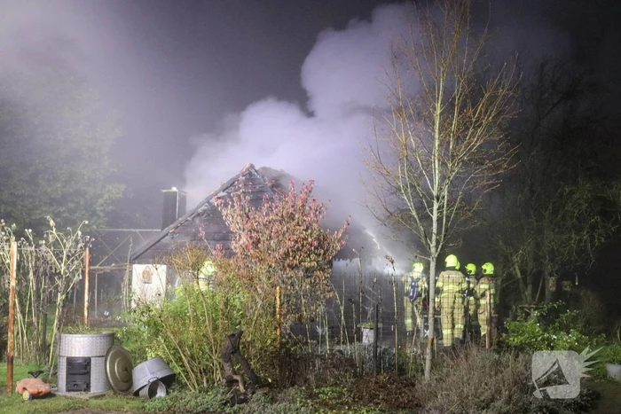 Schuurtje verwoest na brand