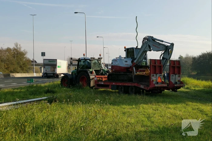 Boerenprotest knooppunt Maanderbroek