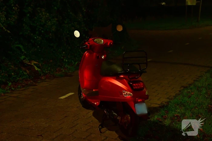 Snorfietser gewond na stuurfout