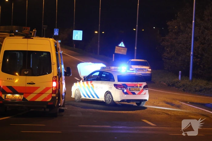 Politieauto beschadigd bij aanrijding
