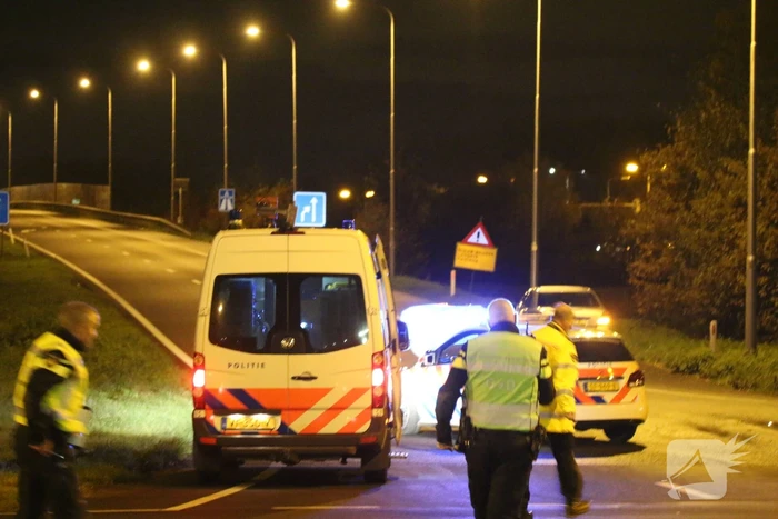 Politieauto beschadigd bij aanrijding