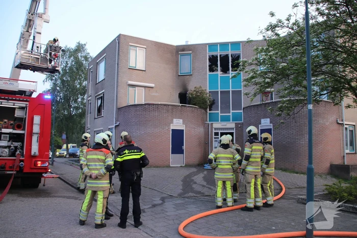 Twee jaar cel voor brand stichten in eigen woning