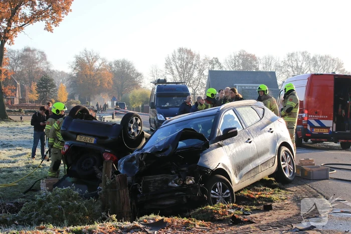 Zwaargewonde bij aanrijding