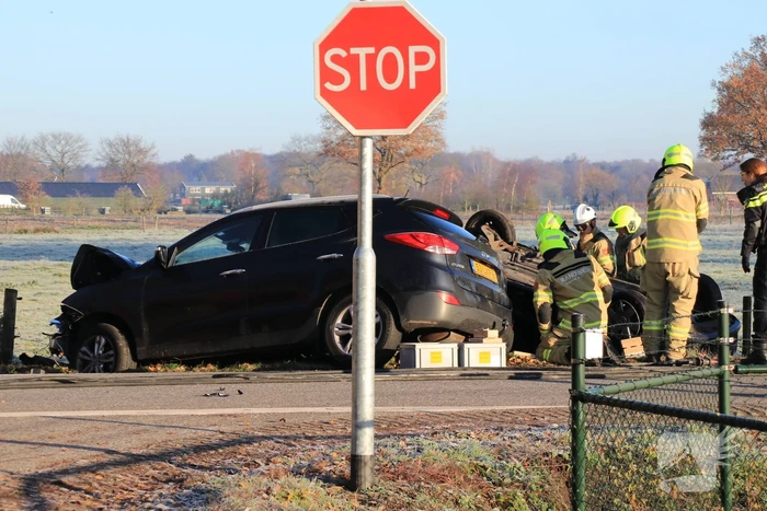 Zwaargewonde bij aanrijding