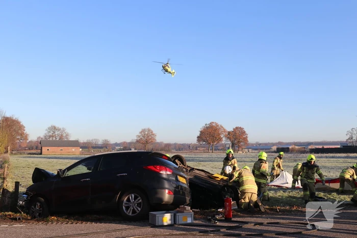 Zwaargewonde bij aanrijding