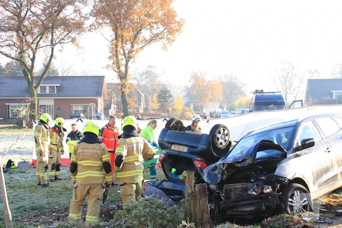Zwaargewonde bij aanrijding