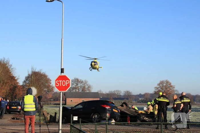 Zwaargewonde bij aanrijding