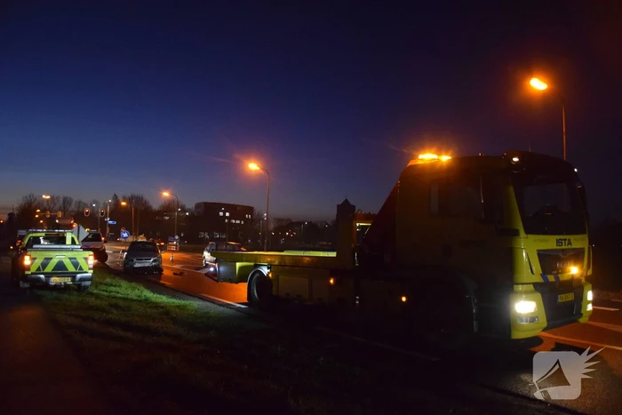 Veel schade bij frontale botsing