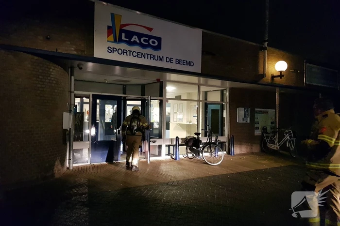 Brandlucht in Laco sportcentrum