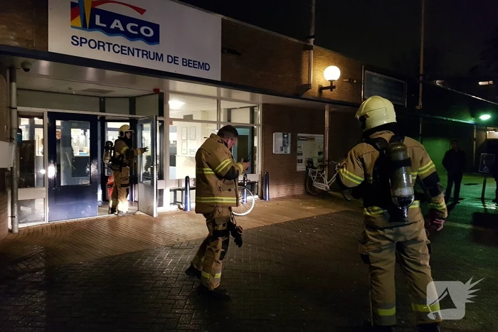 Brandlucht in Laco sportcentrum