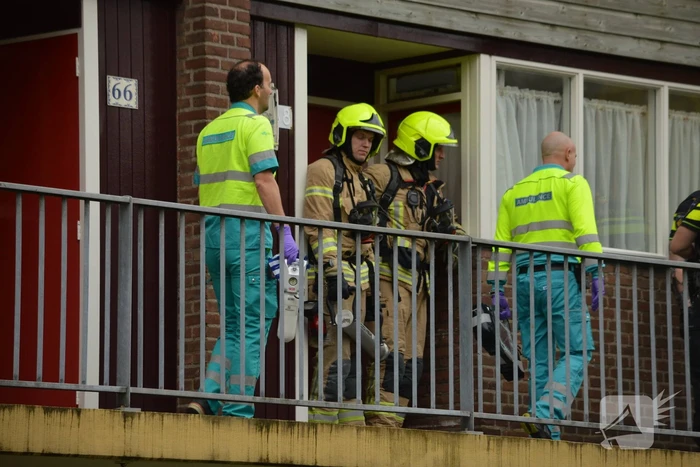 Brand in woning van flat