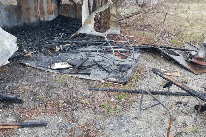 Chalet volledig verwoest door brand
