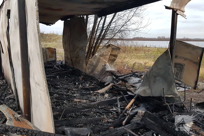 Chalet volledig verwoest door brand
