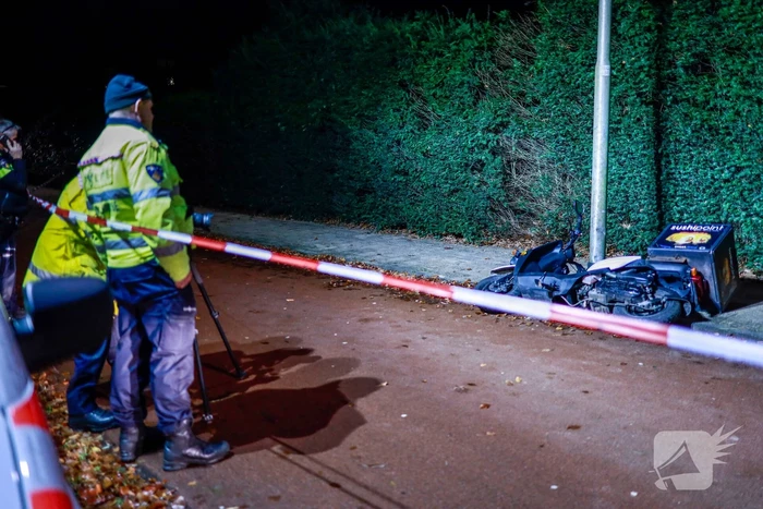 Maaltijdbezorger gewond bij eenzijdig ongeval