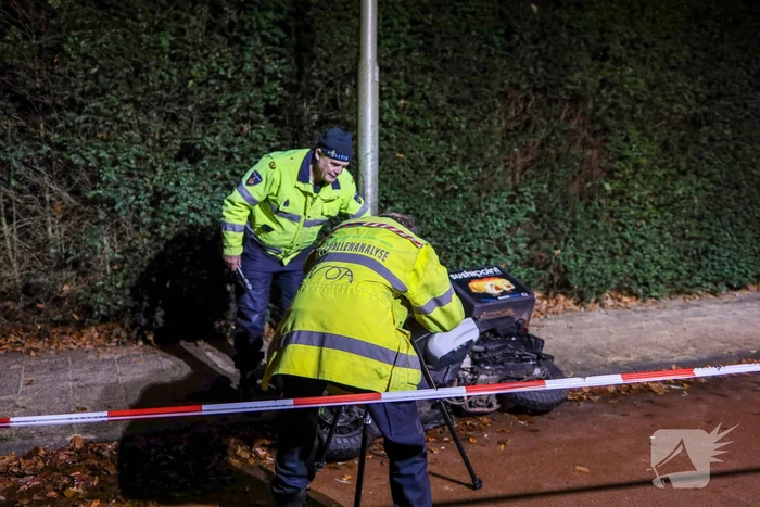 Maaltijdbezorger gewond bij eenzijdig ongeval