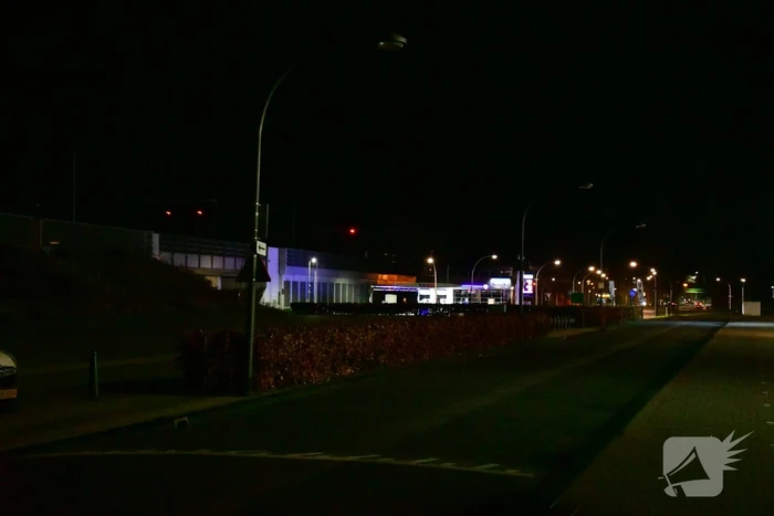 Restaurants en theater in donker na stroomstoring