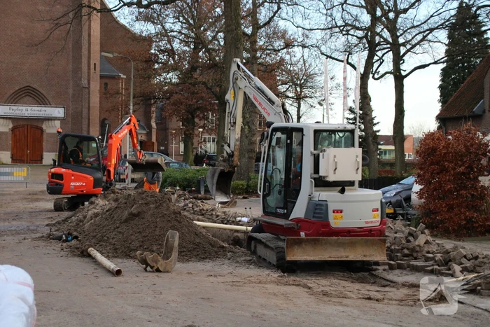 Eerste stukken nieuwe waterleiding geplaatst