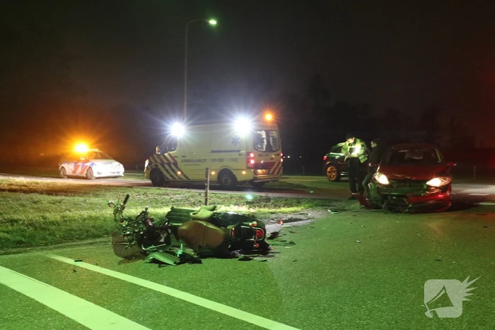 Flinke schade na aanrijding met scooter