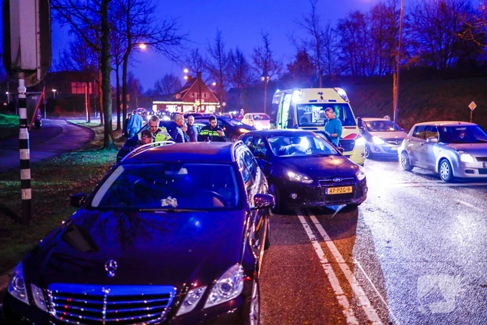 Meerdere voertuigen betrokken bij kop-staartbotsing