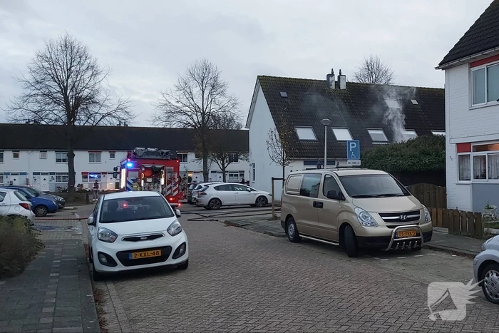 Veel rook bij brand in schuur