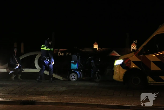 Scootmobieler gaat onderuit