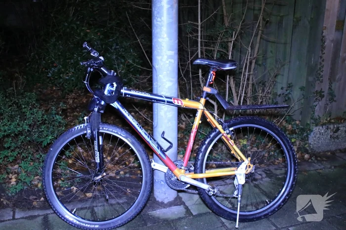 Fietser klapt op bestelwagen