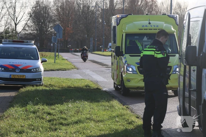 Scooterrijder gewond na ongeval met busje
