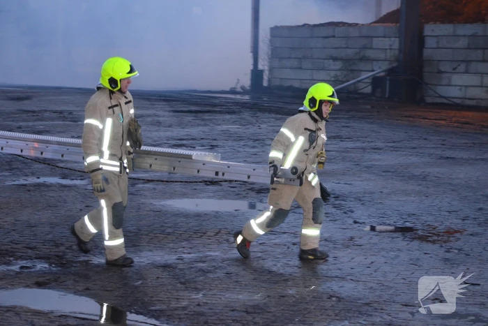 Brand in composthoop lastig te blussen