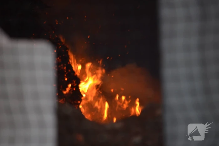 Brand in composthoop lastig te blussen